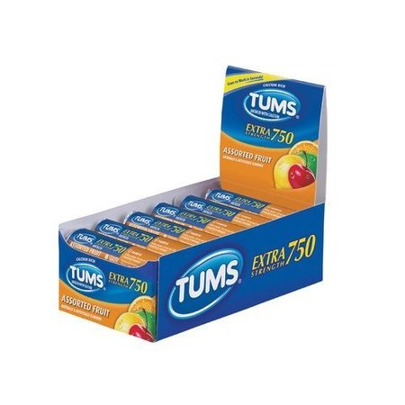 TUMS Antacid, Assort Fruit, 12PK GSK739005